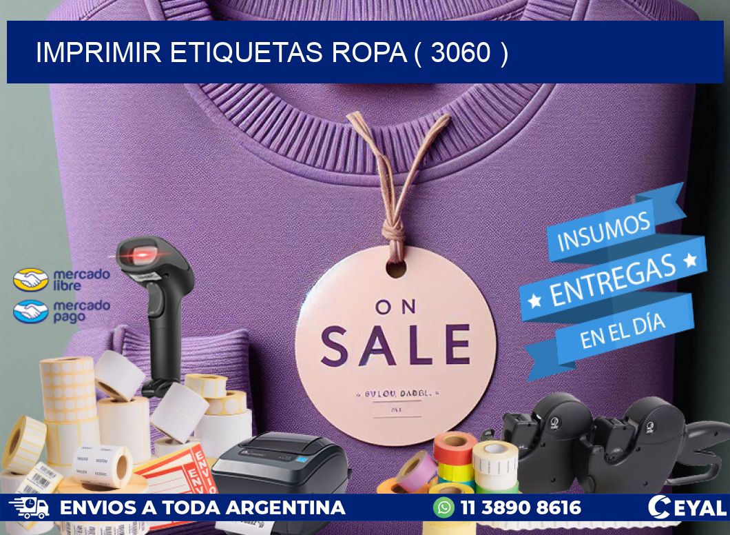 IMPRIMIR ETIQUETAS ROPA ( 3060 )