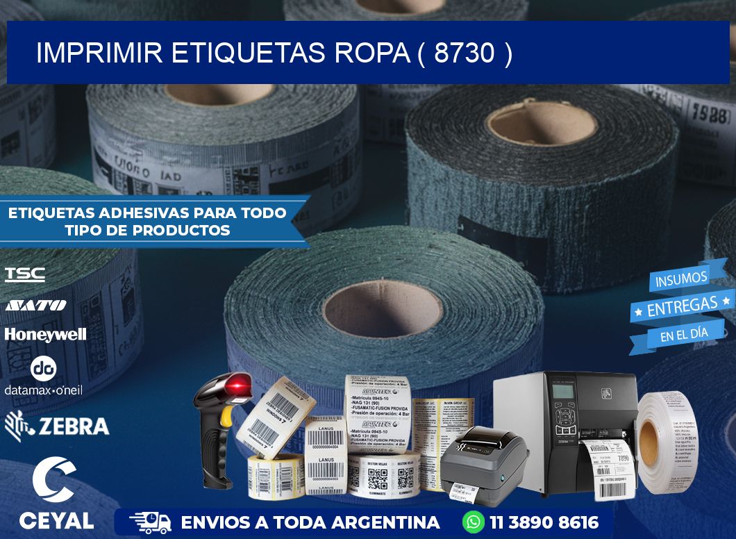 IMPRIMIR ETIQUETAS ROPA ( 8730 )