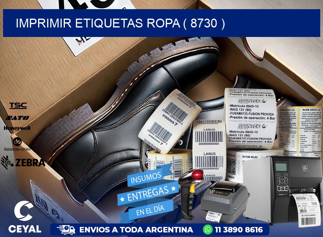 IMPRIMIR ETIQUETAS ROPA ( 8730 )