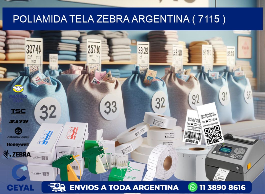 POLIAMIDA TELA ZEBRA ARGENTINA ( 7115 )