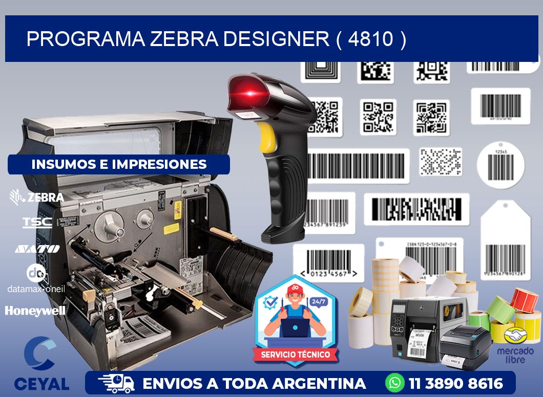 PROGRAMA ZEBRA DESIGNER ( 4810 )