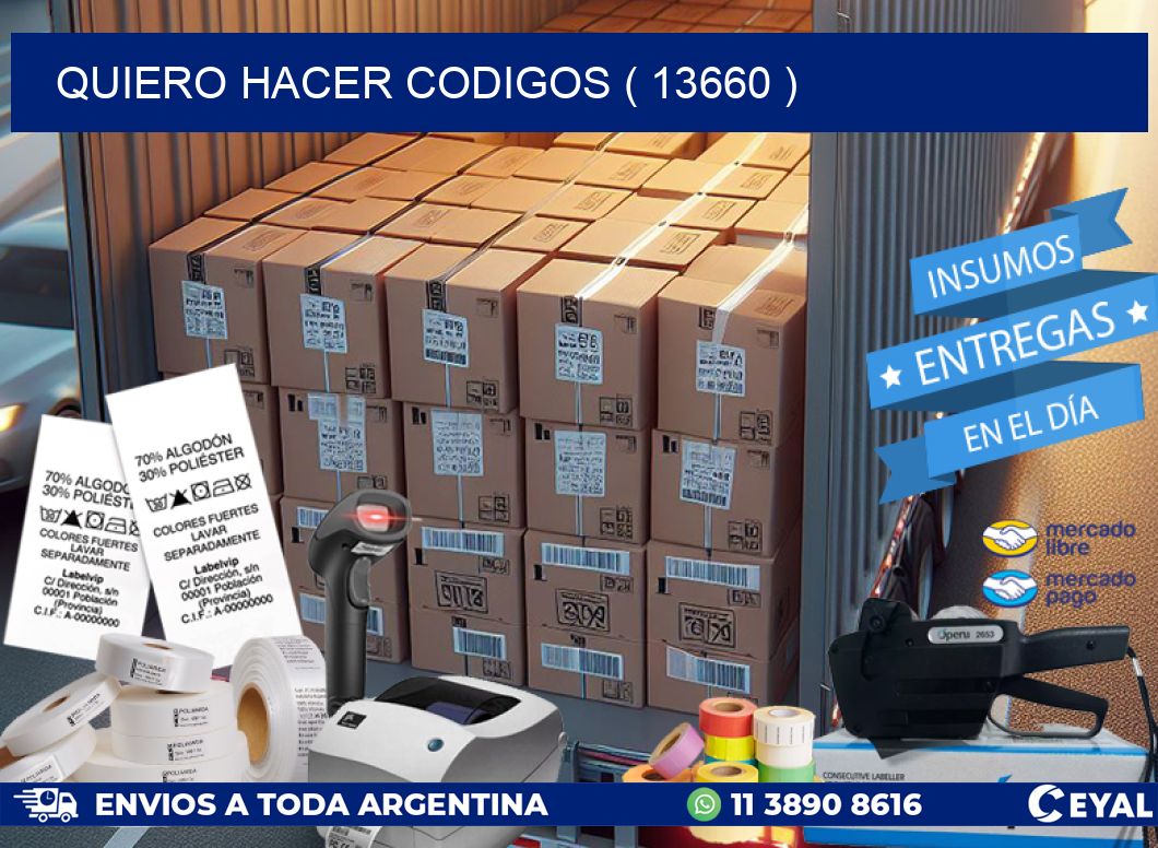 QUIERO HACER CODIGOS ( 13660 )