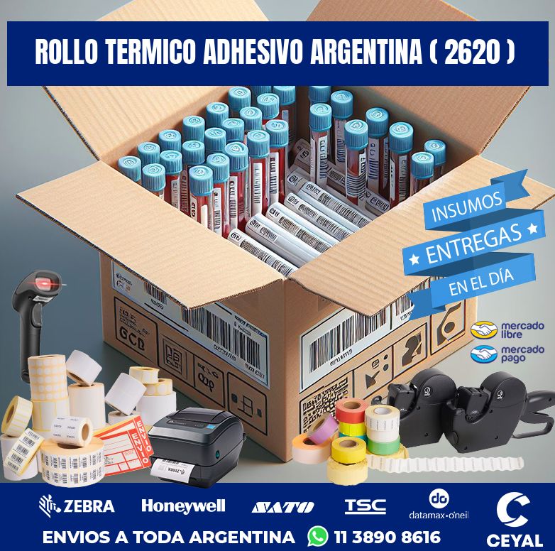 ROLLO TERMICO ADHESIVO ARGENTINA ( 2620 )