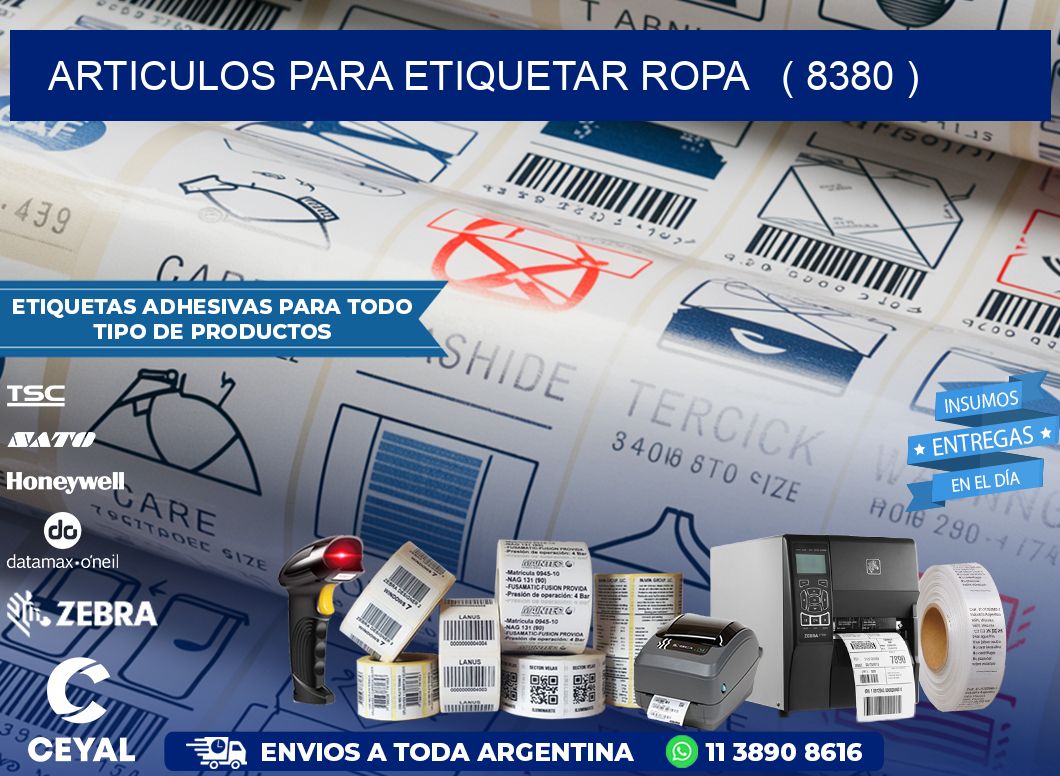 articulos para etiquetar ropa   ( 8380 )