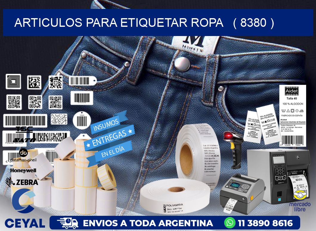 articulos para etiquetar ropa   ( 8380 )