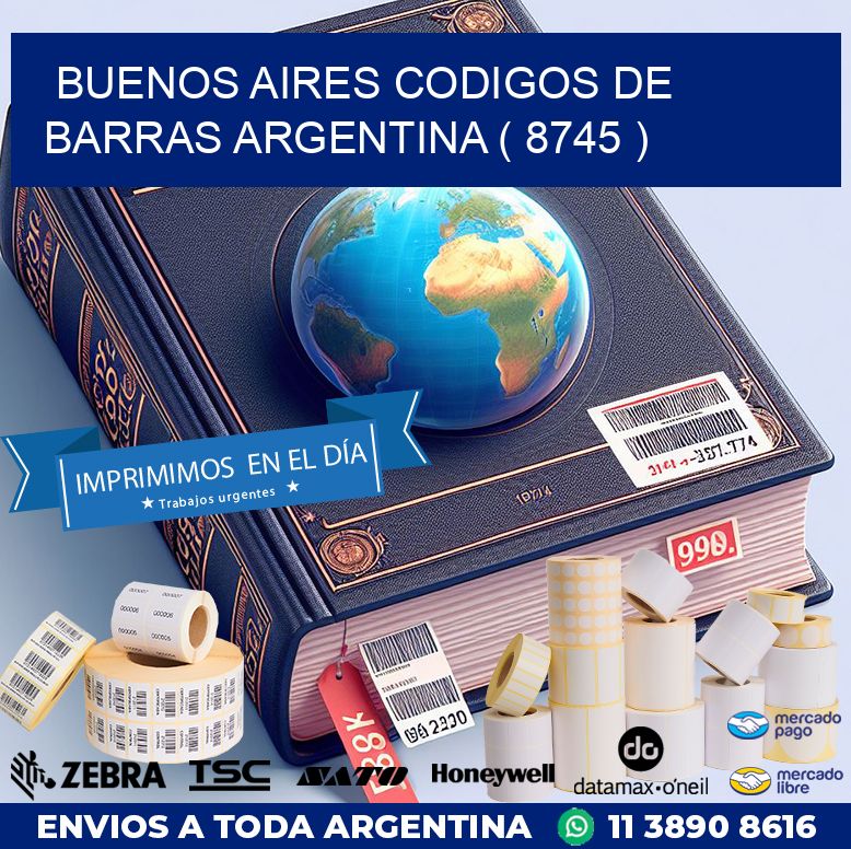 buenos aires codigos de barras argentina ( 8745 )