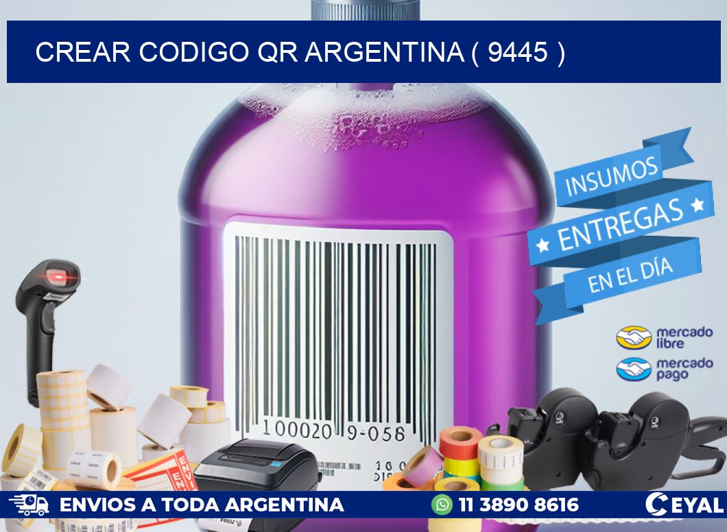 crear codigo qr argentina ( 9445 )