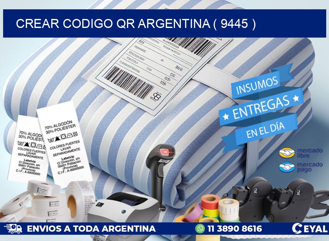 crear codigo qr argentina ( 9445 )