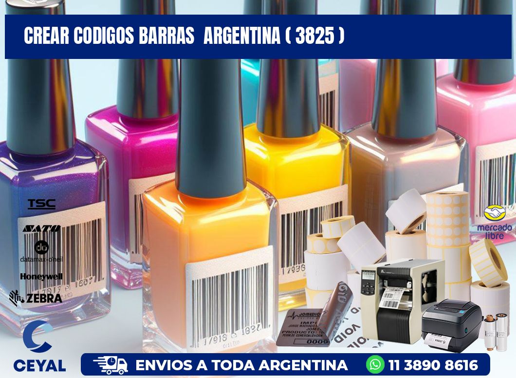 crear codigos barras  argentina ( 3825 )