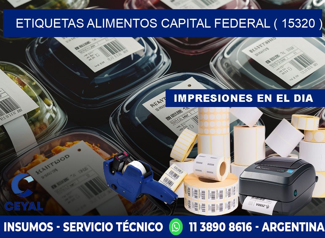 etiquetas alimentos capital federal ( 15320 )