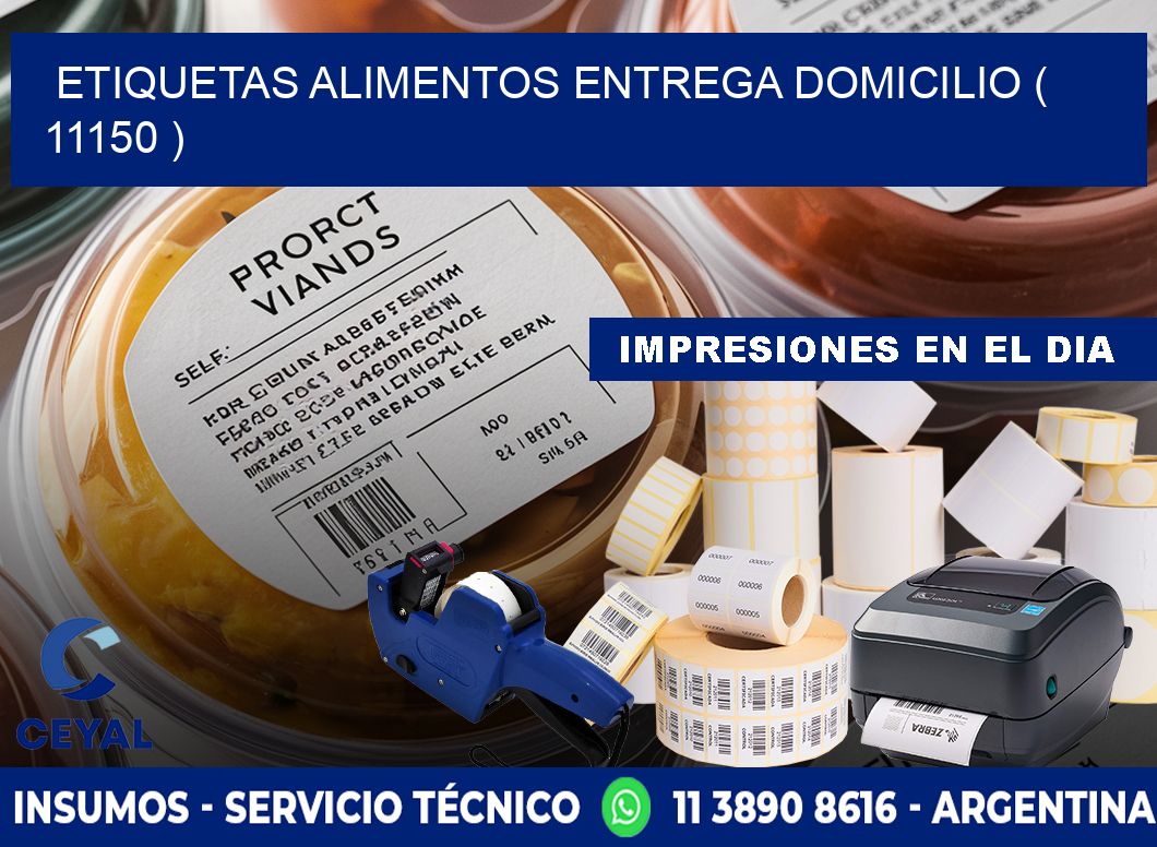 etiquetas alimentos entrega domicilio ( 11150 )