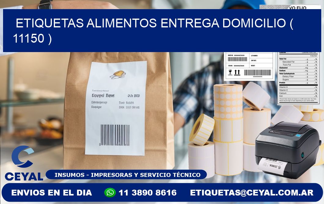 etiquetas alimentos entrega domicilio ( 11150 )