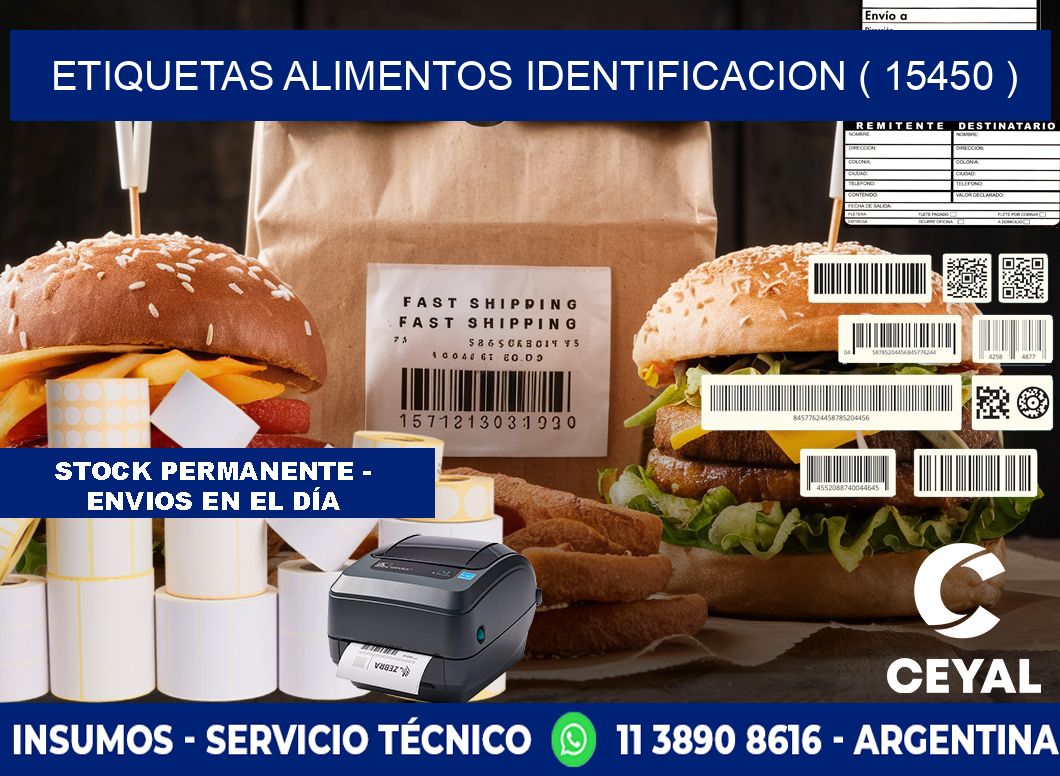 etiquetas alimentos identificacion ( 15450 )