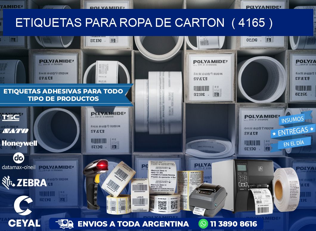 etiquetas para ropa de carton  ( 4165 )