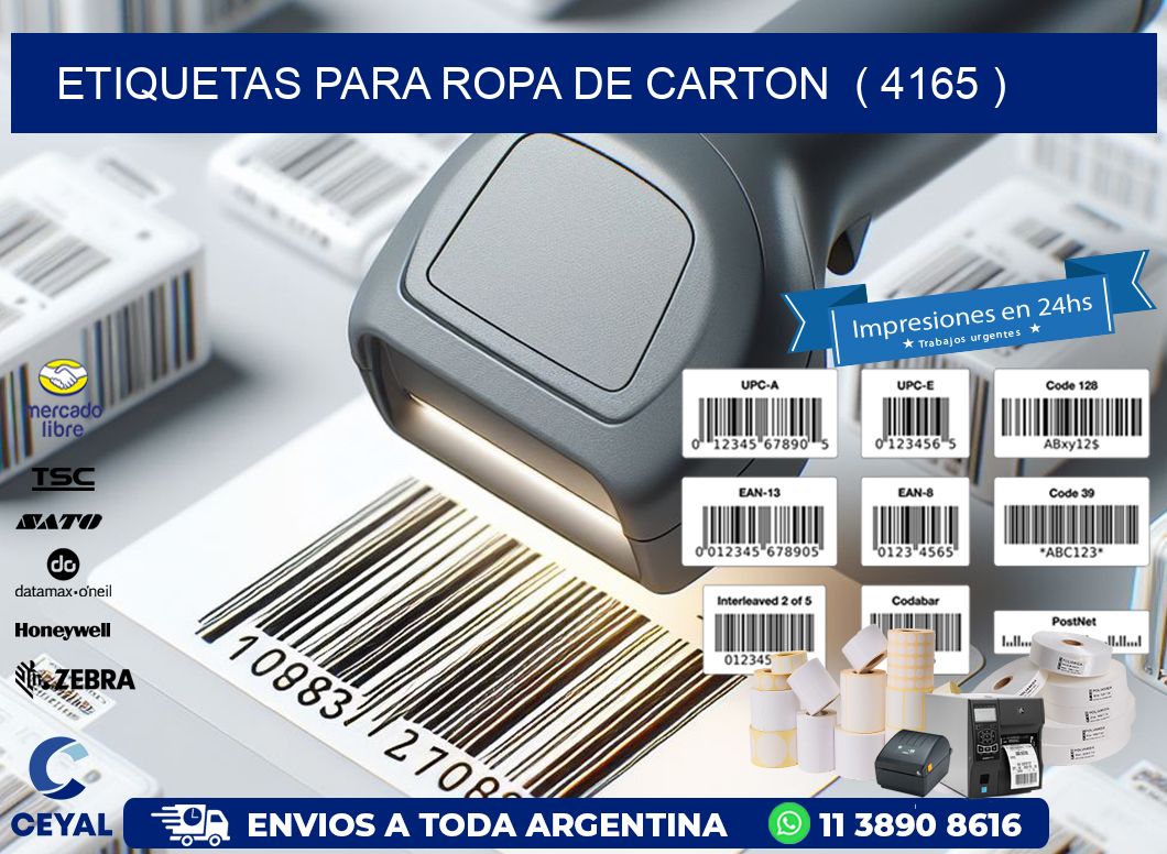 etiquetas para ropa de carton  ( 4165 )