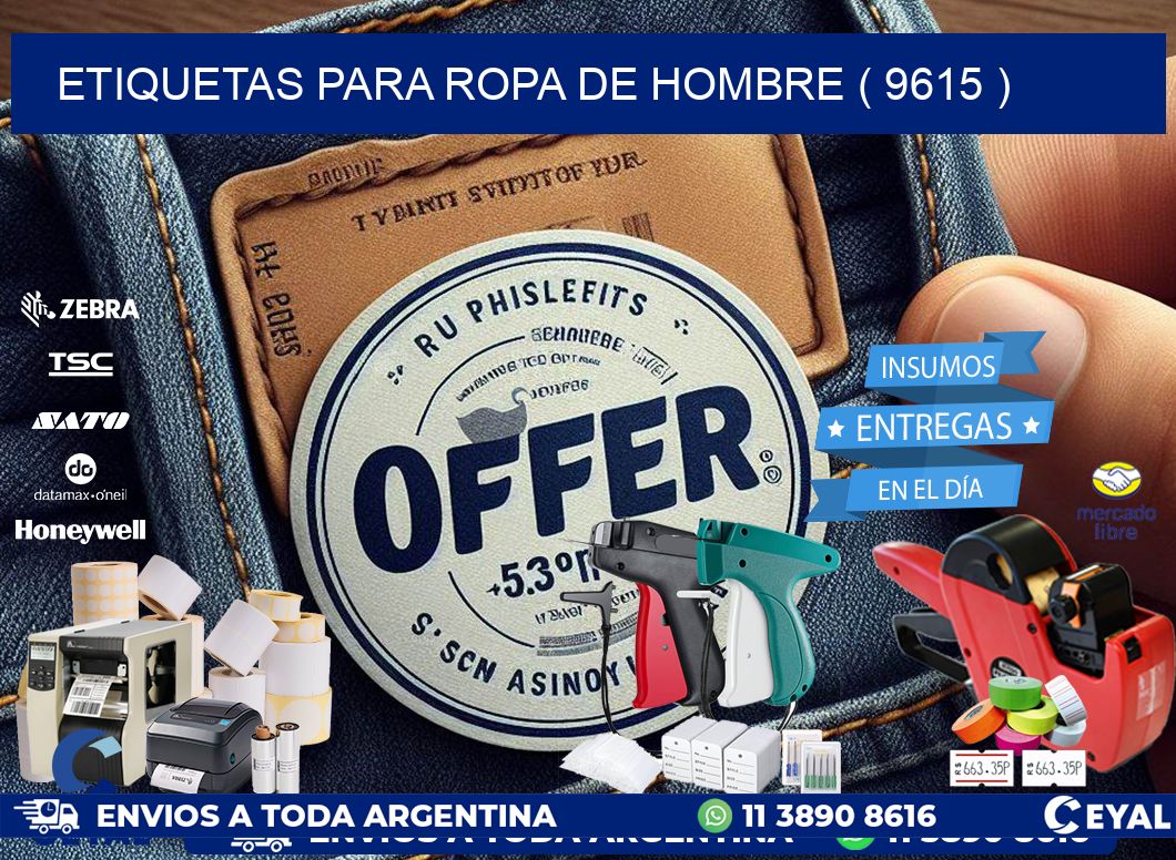 etiquetas para ropa de hombre ( 9615 )