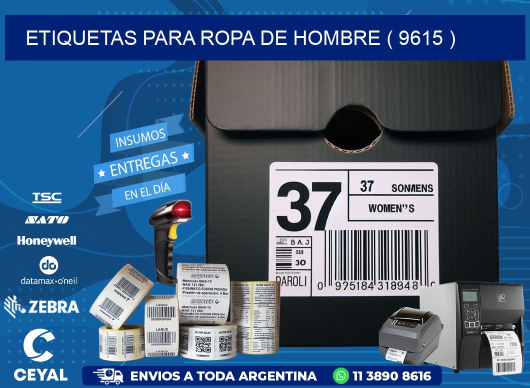 etiquetas para ropa de hombre ( 9615 )