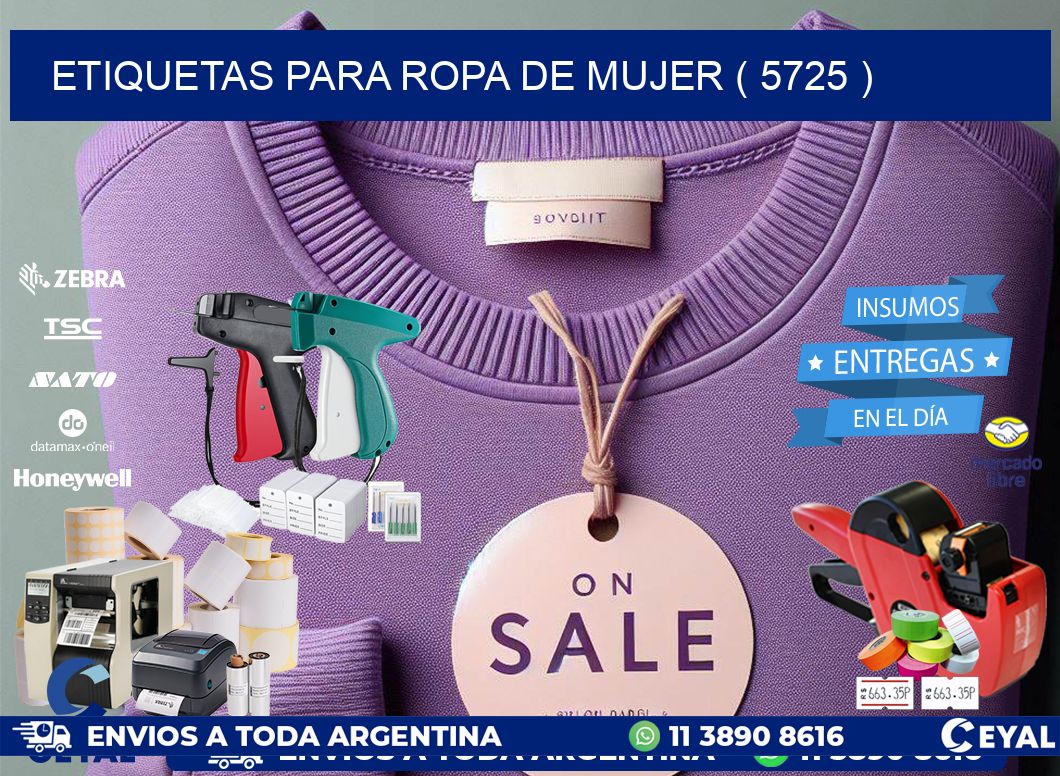 etiquetas para ropa de mujer ( 5725 )