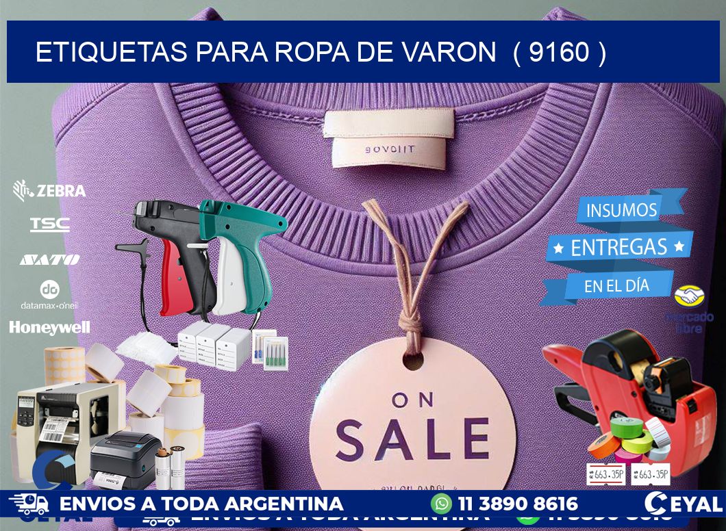 etiquetas para ropa de varon  ( 9160 )