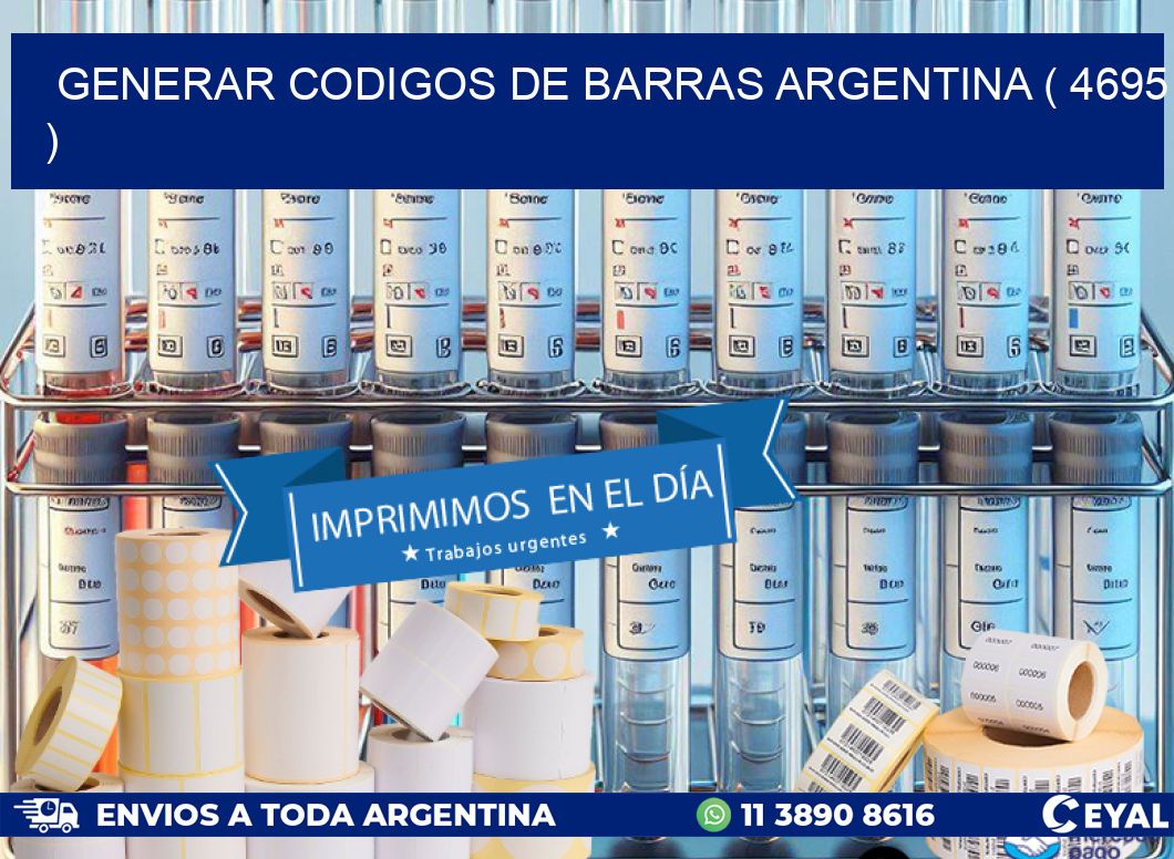 generar codigos de barras argentina ( 4695 )