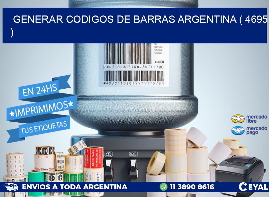 generar codigos de barras argentina ( 4695 )