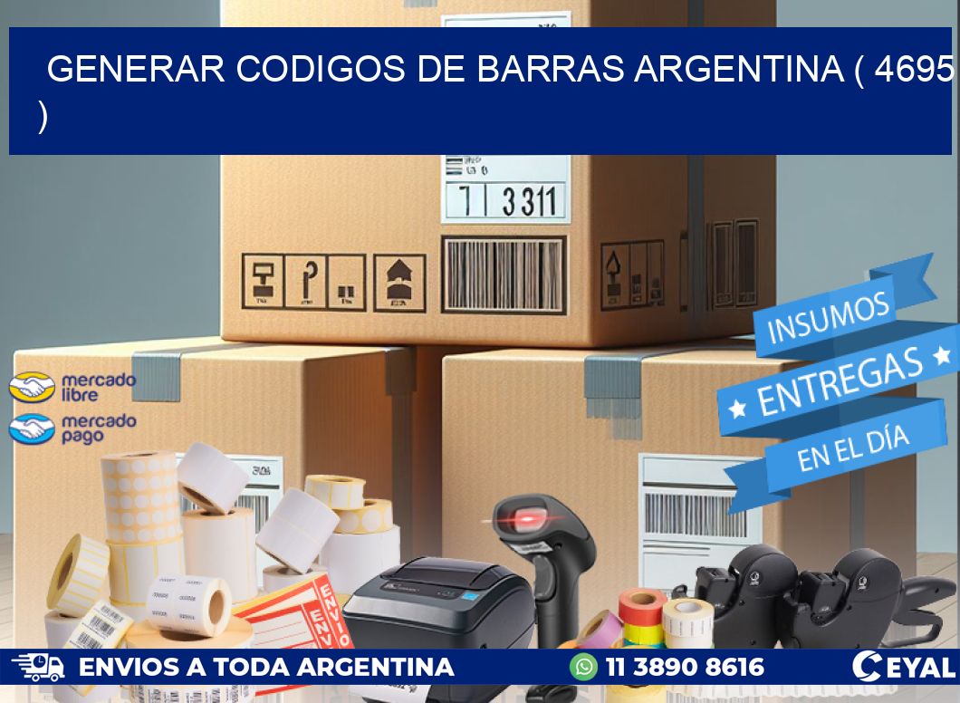 generar codigos de barras argentina ( 4695 )