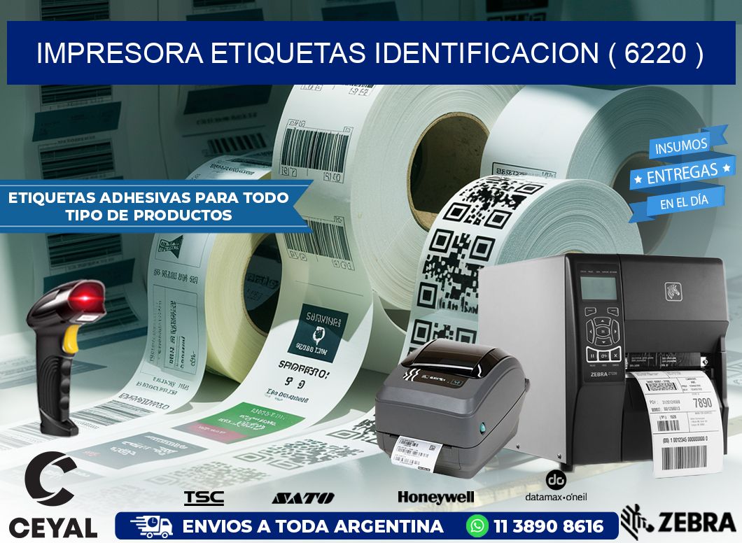 impresora etiquetas identificacion ( 6220 )