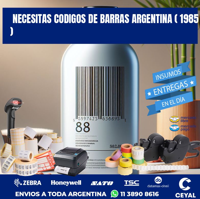 necesitas codigos de barras argentina ( 1985 )