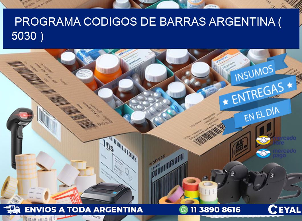 programa codigos de barras argentina ( 5030 )