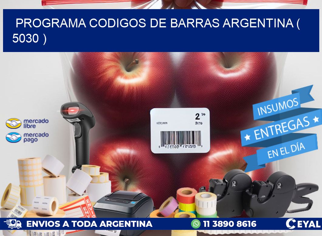 programa codigos de barras argentina ( 5030 )