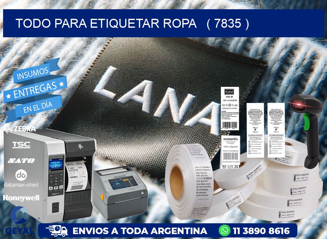 todo para etiquetar ropa   ( 7835 )