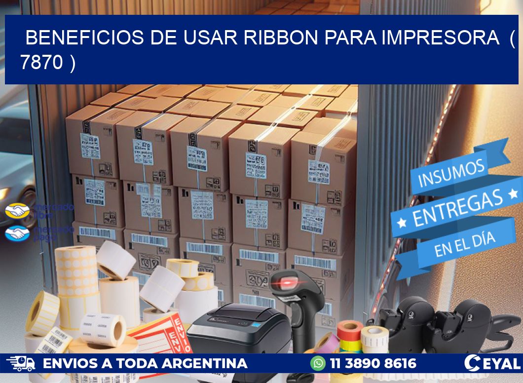 BENEFICIOS DE USAR RIBBON PARA IMPRESORA  ( 7870 )