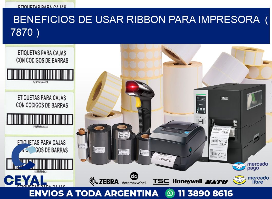 BENEFICIOS DE USAR RIBBON PARA IMPRESORA  ( 7870 )