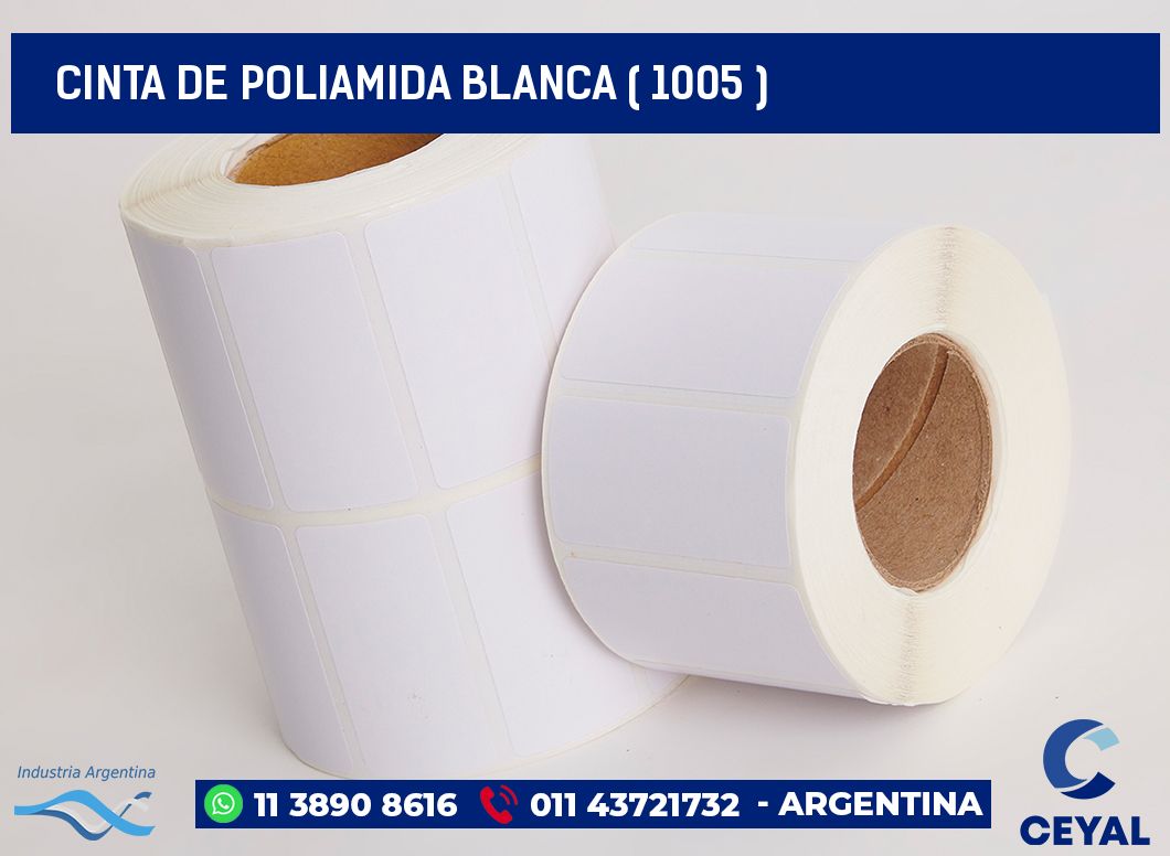 CINTA DE POLIAMIDA BLANCA ( 1005 )