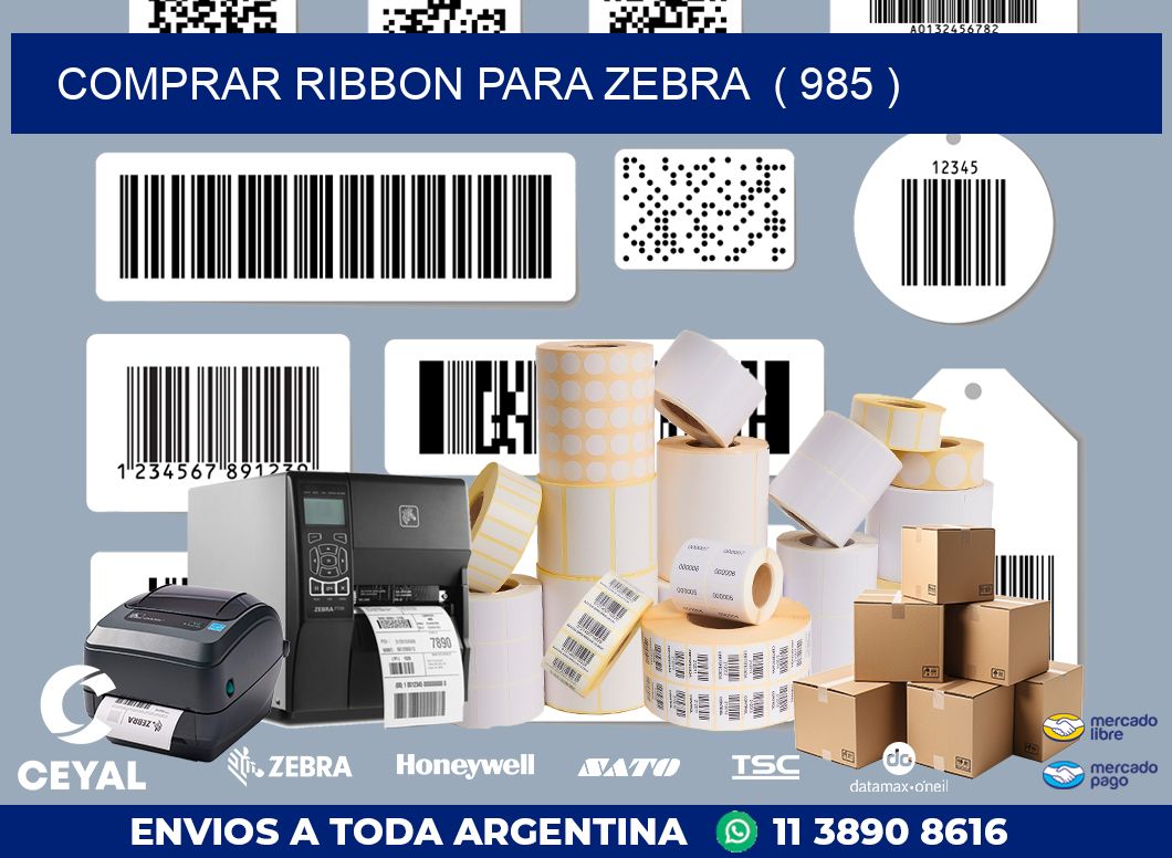 COMPRAR RIBBON PARA ZEBRA  ( 985 )