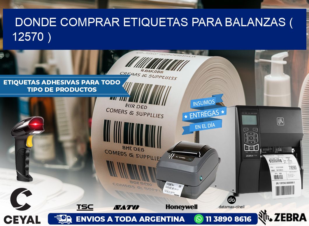 DONDE COMPRAR ETIQUETAS PARA BALANZAS ( 12570 )