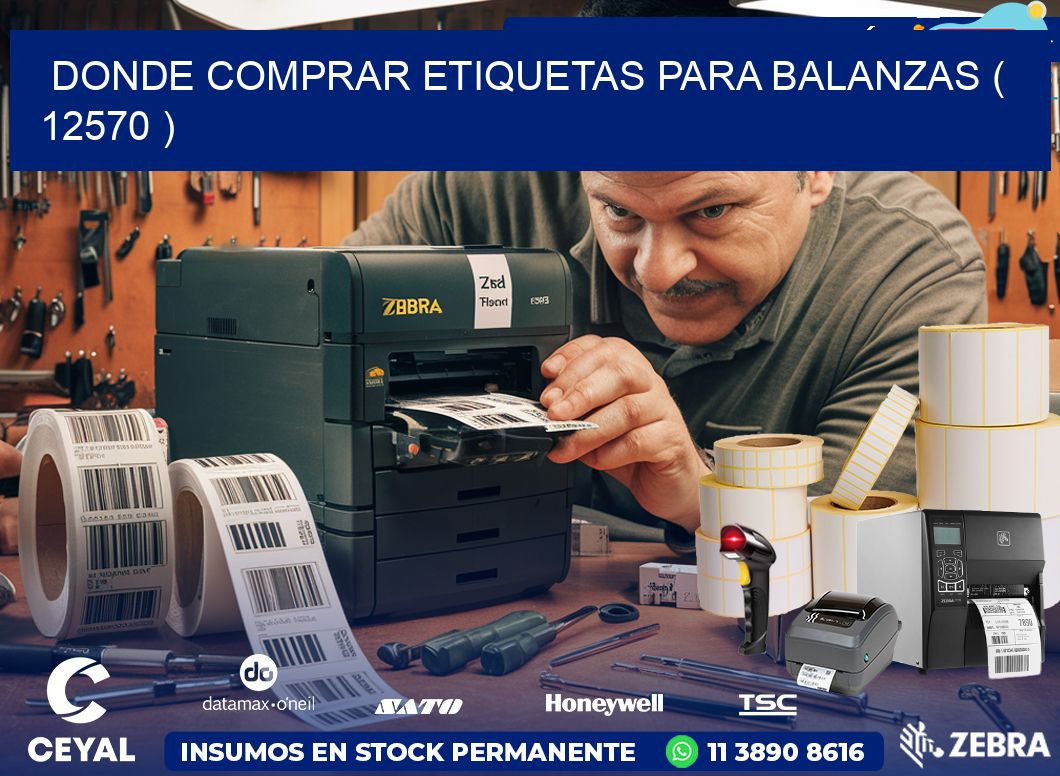 DONDE COMPRAR ETIQUETAS PARA BALANZAS ( 12570 )