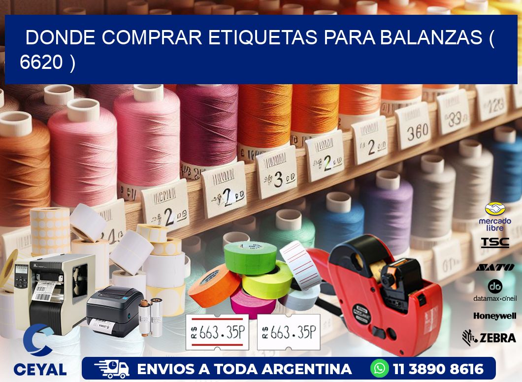 DONDE COMPRAR ETIQUETAS PARA BALANZAS ( 6620 )