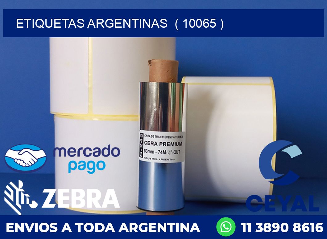 ETIQUETAS ARGENTINAS  ( 10065 )