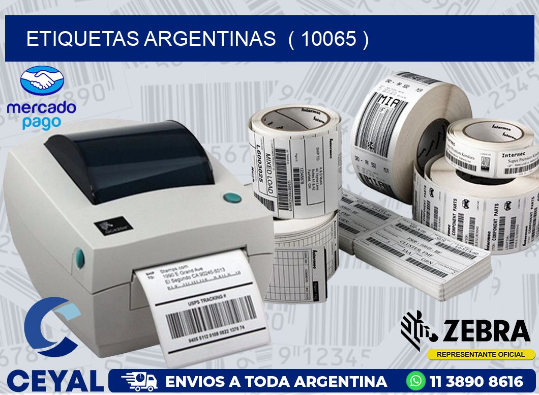 ETIQUETAS ARGENTINAS  ( 10065 )