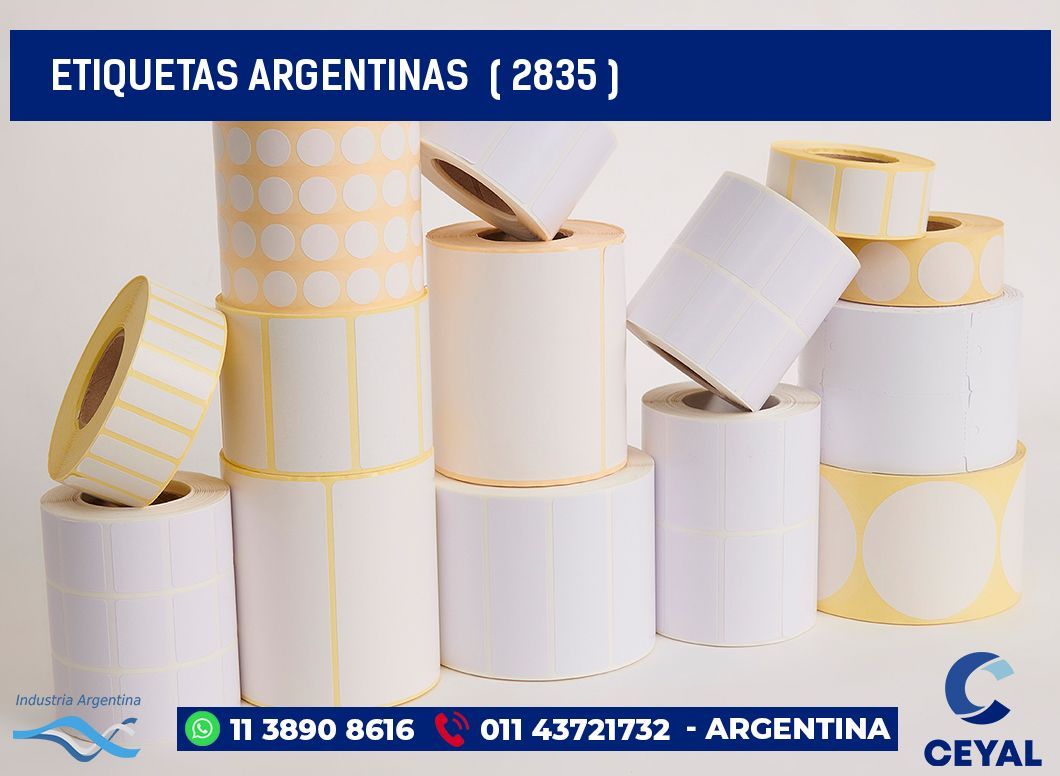 ETIQUETAS ARGENTINAS  ( 2835 )