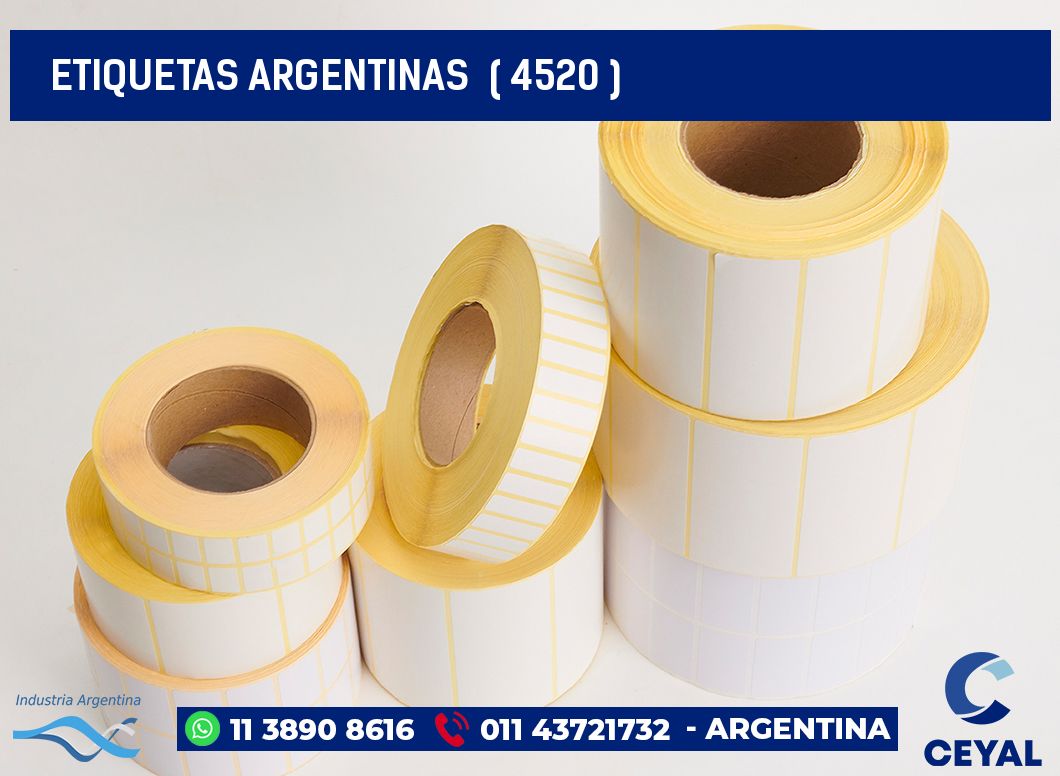 ETIQUETAS ARGENTINAS  ( 4520 )