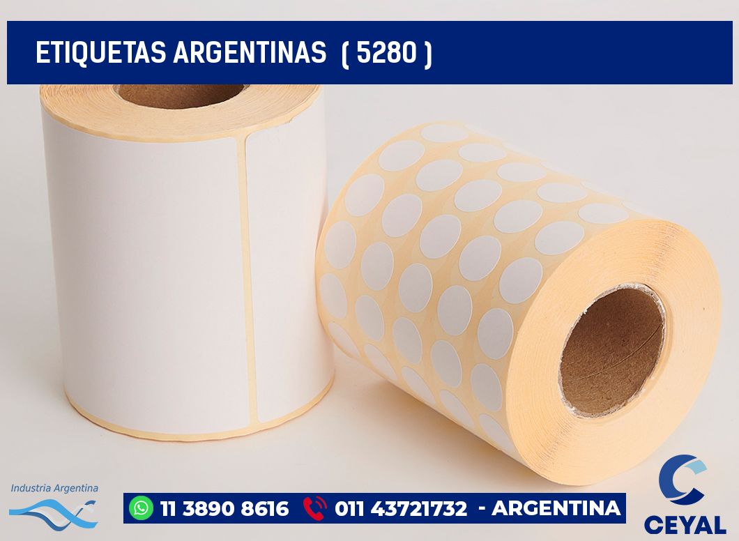 ETIQUETAS ARGENTINAS  ( 5280 )