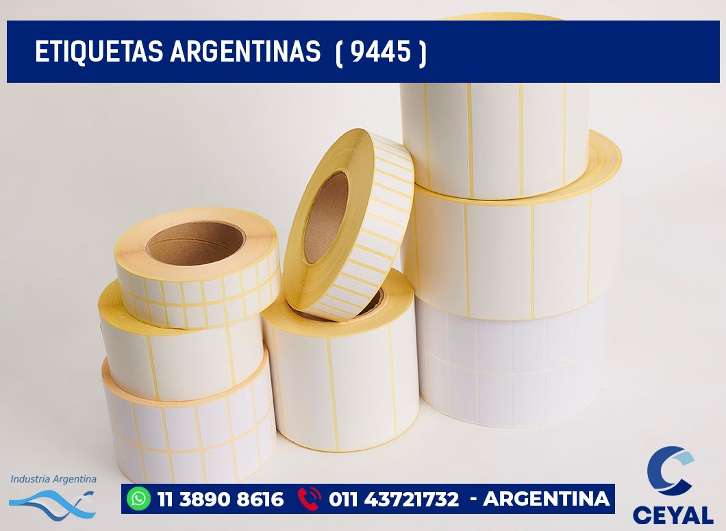 ETIQUETAS ARGENTINAS  ( 9445 )