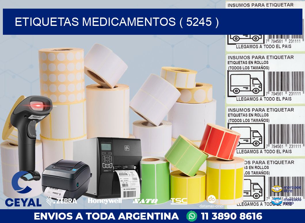 ETIQUETAS MEDICAMENTOS ( 5245 )