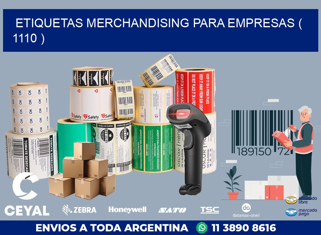 ETIQUETAS MERCHANDISING PARA EMPRESAS ( 1110 )