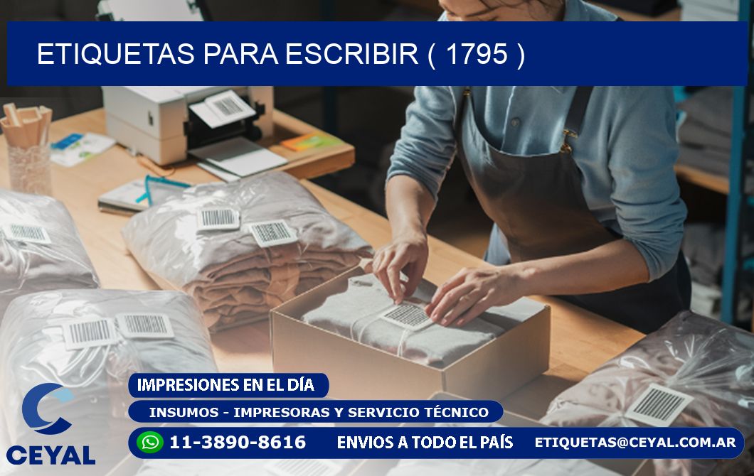 ETIQUETAS PARA ESCRIBIR ( 1795 )