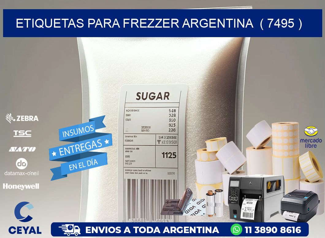 ETIQUETAS PARA FREZZER ARGENTINA  ( 7495 )