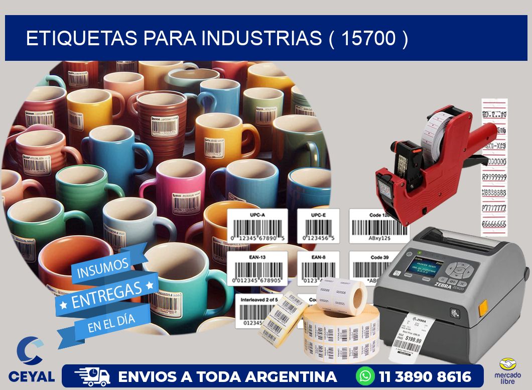 ETIQUETAS PARA INDUSTRIAS ( 15700 )