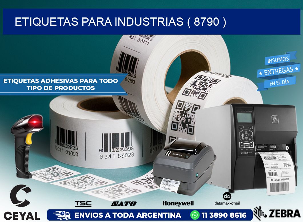 ETIQUETAS PARA INDUSTRIAS ( 8790 )